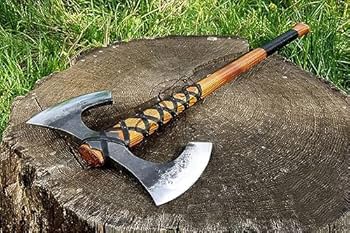 Amazon.com : GLORIUS Craft Double Head Berserker Axe Two